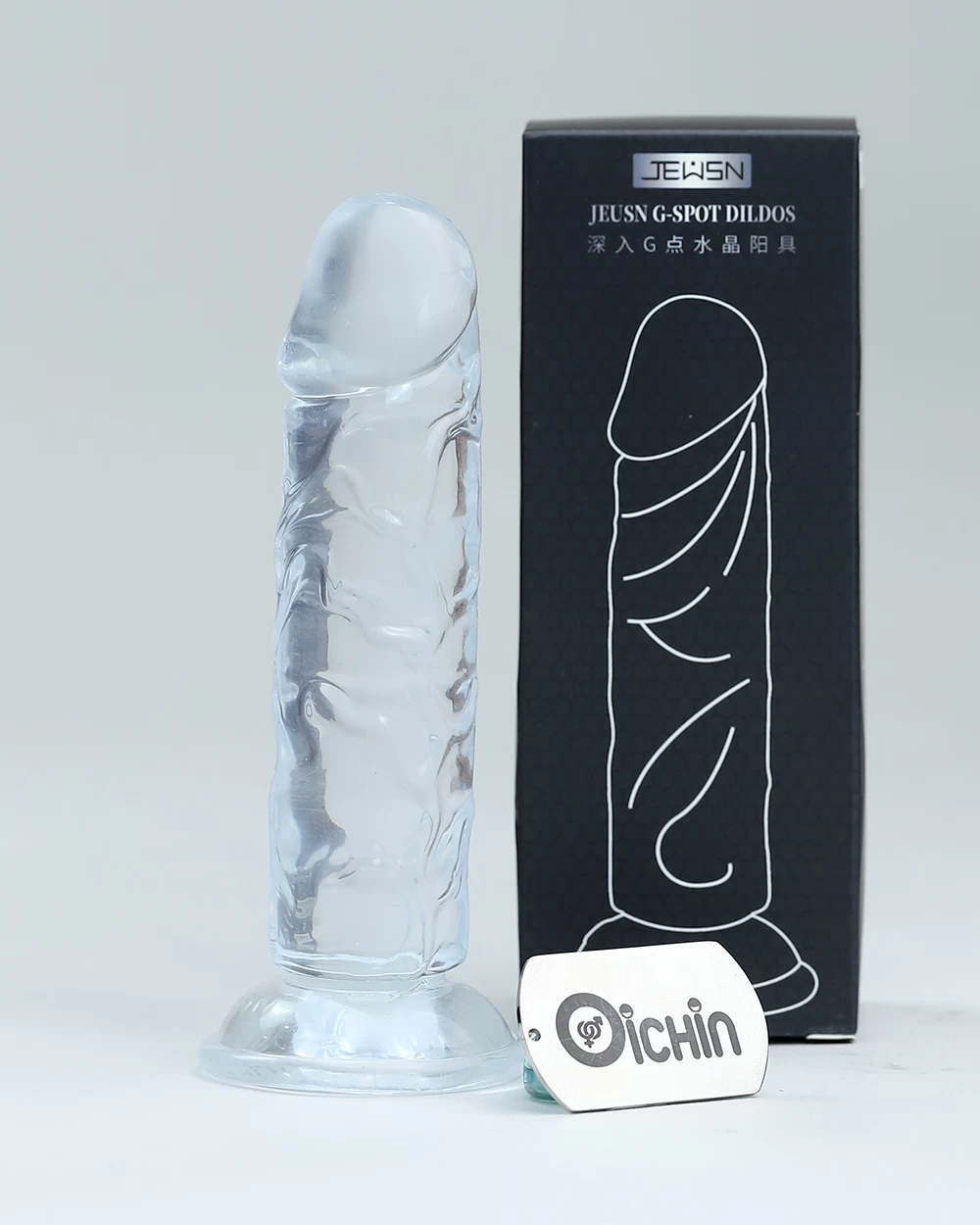Jeusn G-Spot Transparent Flexible Silicone Dildos Set — photo 5