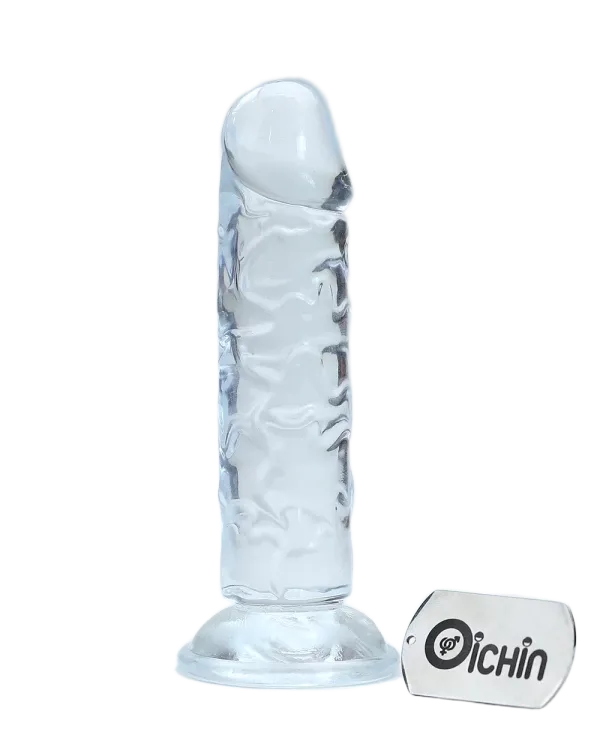 Jeusn G-Spot Transparent Flexible Silicone Dildos Set