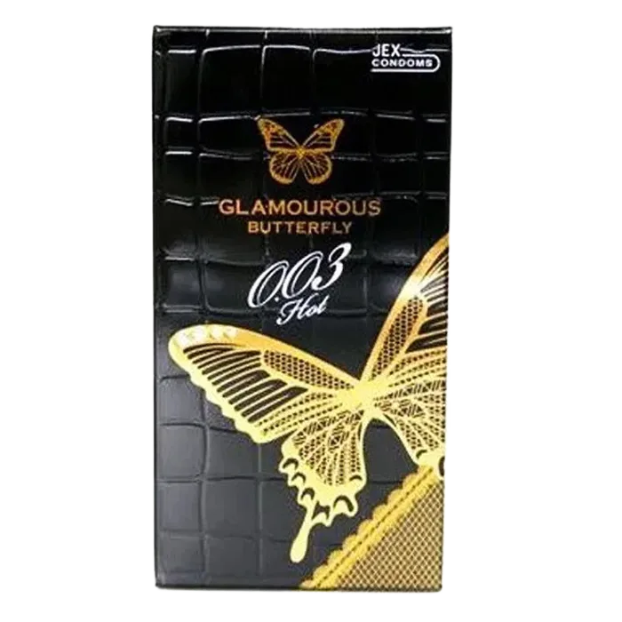 Jex Glamourous Butterfly Ultra-Thin Condom 0.03mm 12pcs