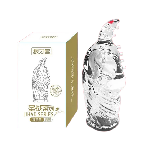 Jihad Extra Textured Head Dildo Condom – Super Stimulating