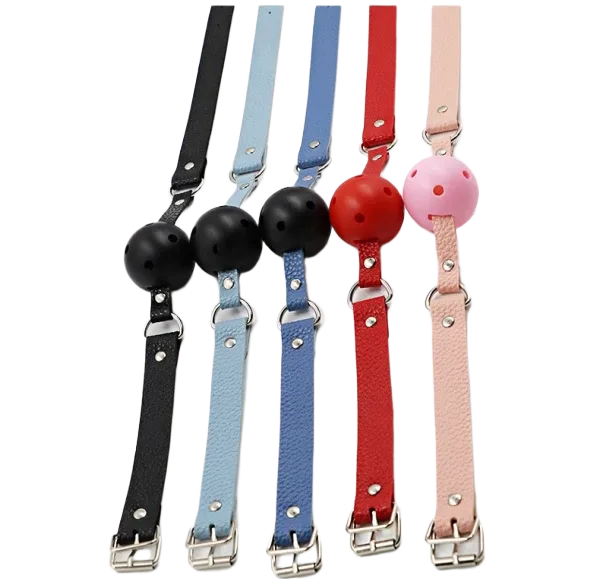 Jiuai BDSM Mouth Ball Gag Couple Roleplay Experience