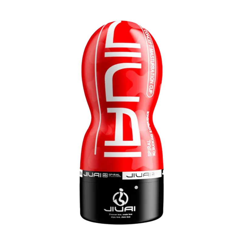 Jiuai Compact Red Silicone Vaginal Masturbator Travel