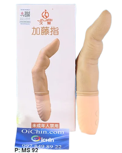 Jiuai Finger Vibrator Warmth Realistic Silicone Soft