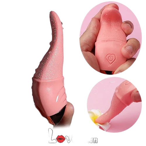 JIUAI Heated Tongue Licking Vibrating Female Massager
