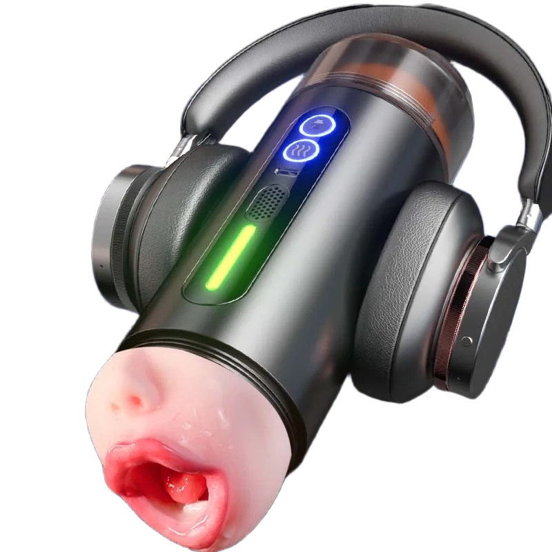 Jiuai Kelsey Dual-End Masturbator Tight Vibrating Mouth Vagina