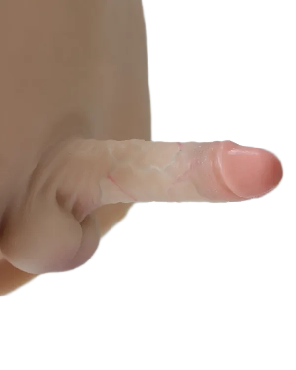 JIUAI Love Soft Hollow Wearable Realistic Dildo