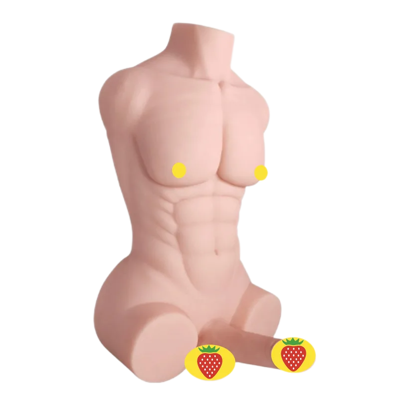 Jiuai Male Half-Body Muscle Love Doll Realistic Feel