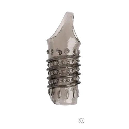 Jiuai Middle Section Strap-On Dildo With G-Chip Silicone Black