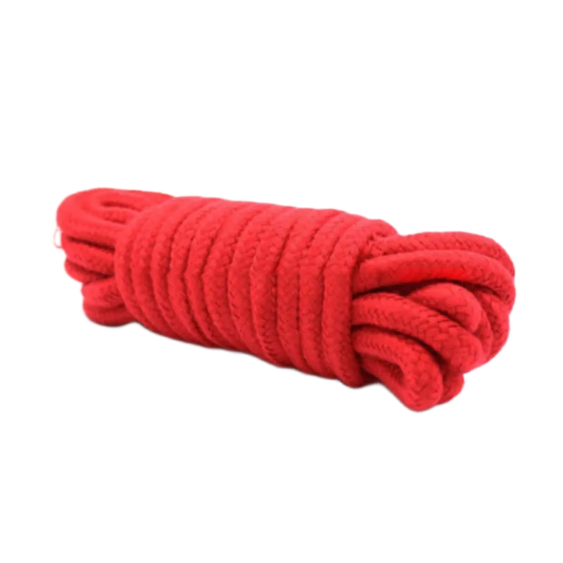 Jiuai Red BDSM Bondage Rope for Erotic Play