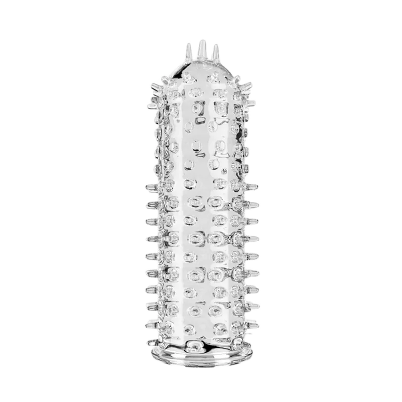 Jiuai Textured Penis Extender Condom for Intense Pleasure