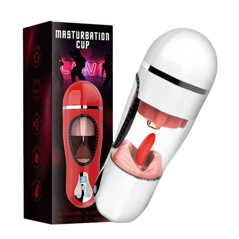 Jiuai Vibrating Masturbation Cup Multi Mode Male Sex Toy
