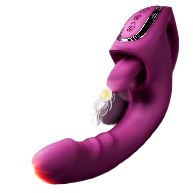 Jiuuy Legolas Handheld Tongue Licking Thrusting G-Spot Vibrator