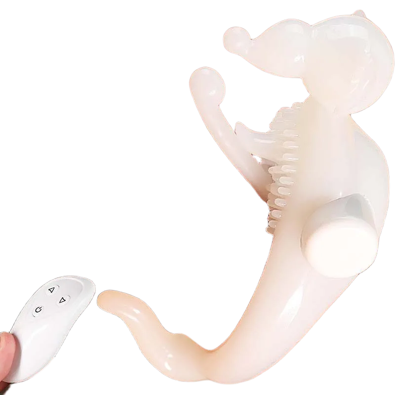 Jiuuy Long War Elephant Remote Control Vibrating Cock Ring