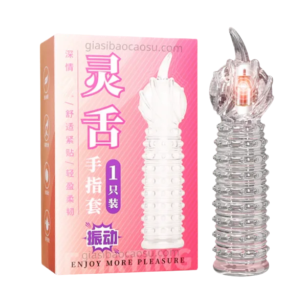 JIYU Finger Sleeve Vibrating Condom for Intense Female Pleasure