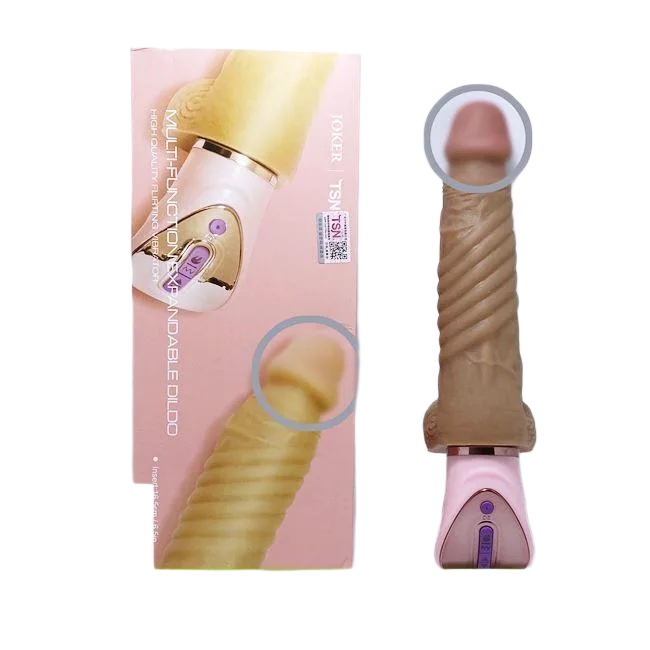 Joker Heated Thrusting Vibrating Dildo Automatic Warm Sensation