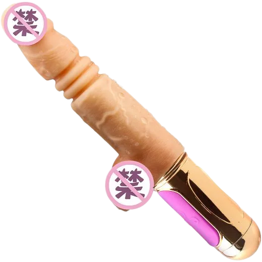 Joker Multi-Function Heated Rotating Vibrating Silicone Dildo Real Feel