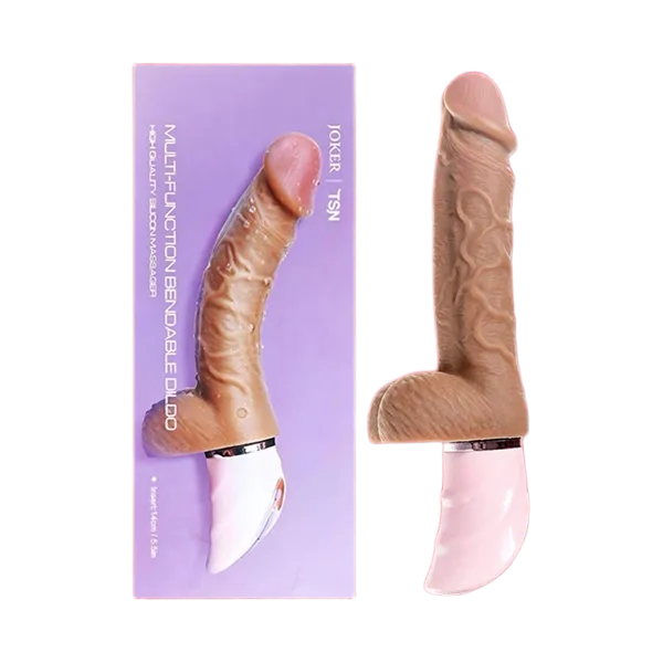 Joker TSN 10-mode warming soft vibrator dildo