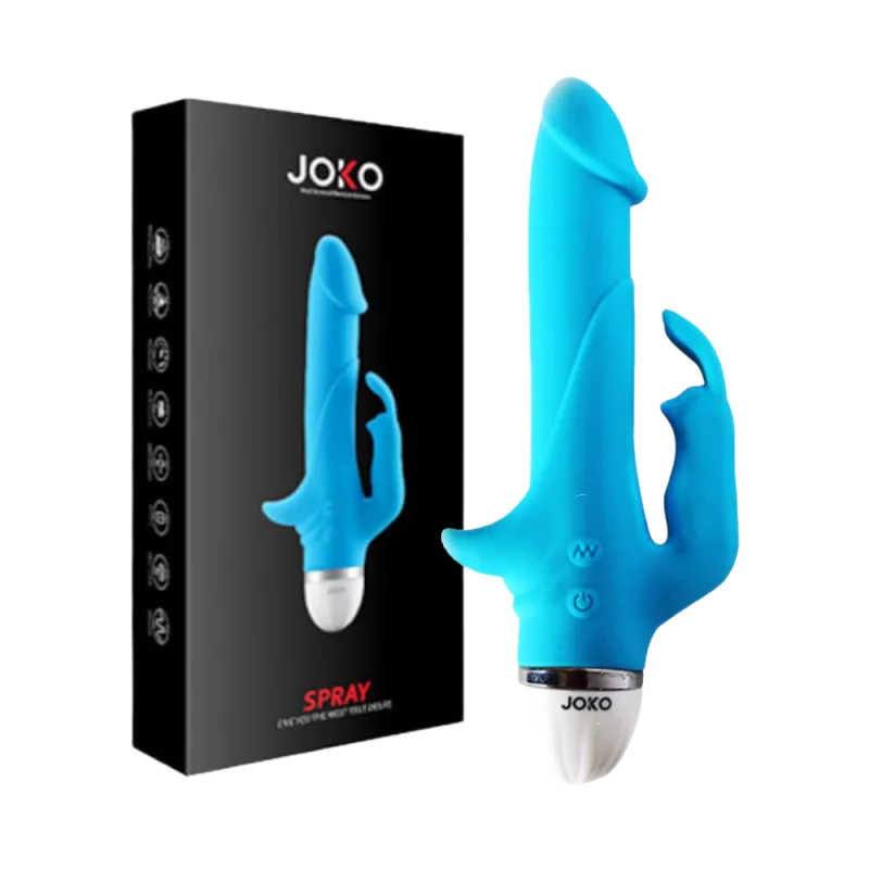Joko Spray Realistic Silicone Vibrator with Rumble