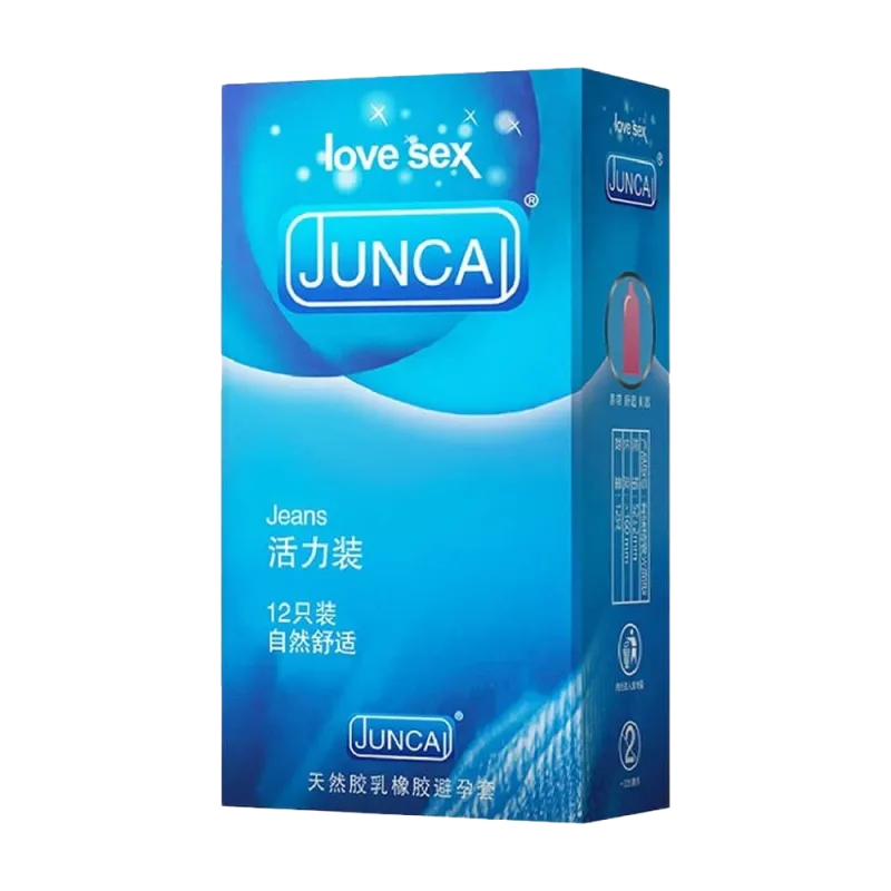 Juncai Jeans Ultra Thin Lubricated Condom 12 Pack