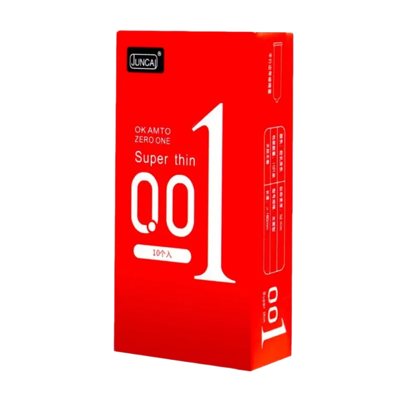 Juncai Okamoto Superthin Vanilla Scent Condom Box of 10