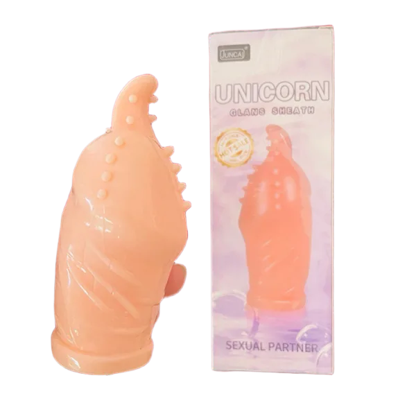 Juncai Rhino Head Textured Condom Penis Extension Delay