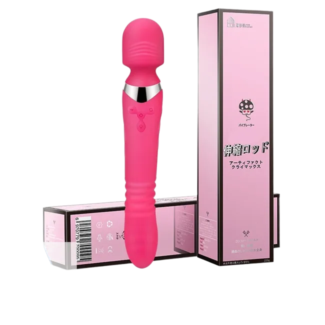 Jundaoai Double-ended Thrusting Silicone Vibrator for Women