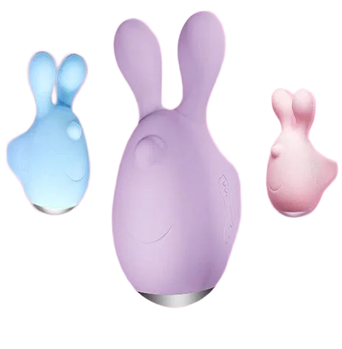 Jupin Finger Rabbit Love Egg Vibrating Silicone Pink