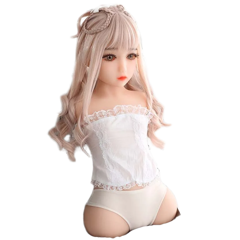 Kasuga Cute Loli Half Body Sex Doll Small Chest Realistic