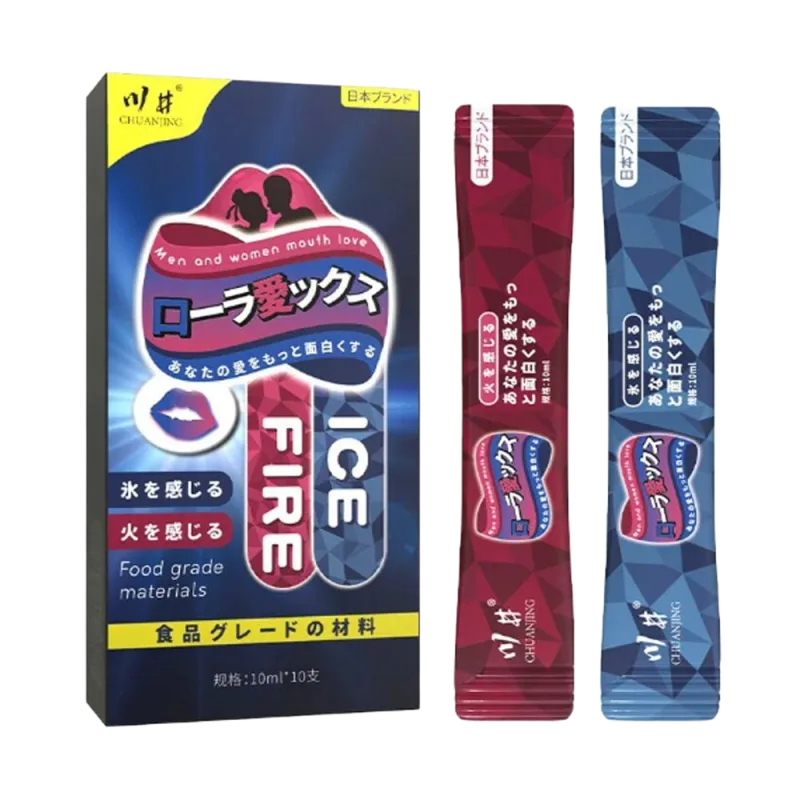 Kawaii CJ Japan ICE & FIRE Heated Cooling Oral Gel 10pcs