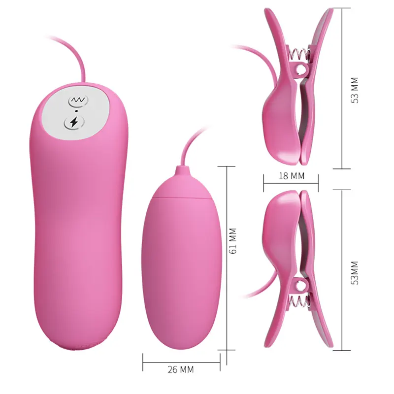 Romantic Wave Nipple Clamp with 7 Vibration Modes — photo 6