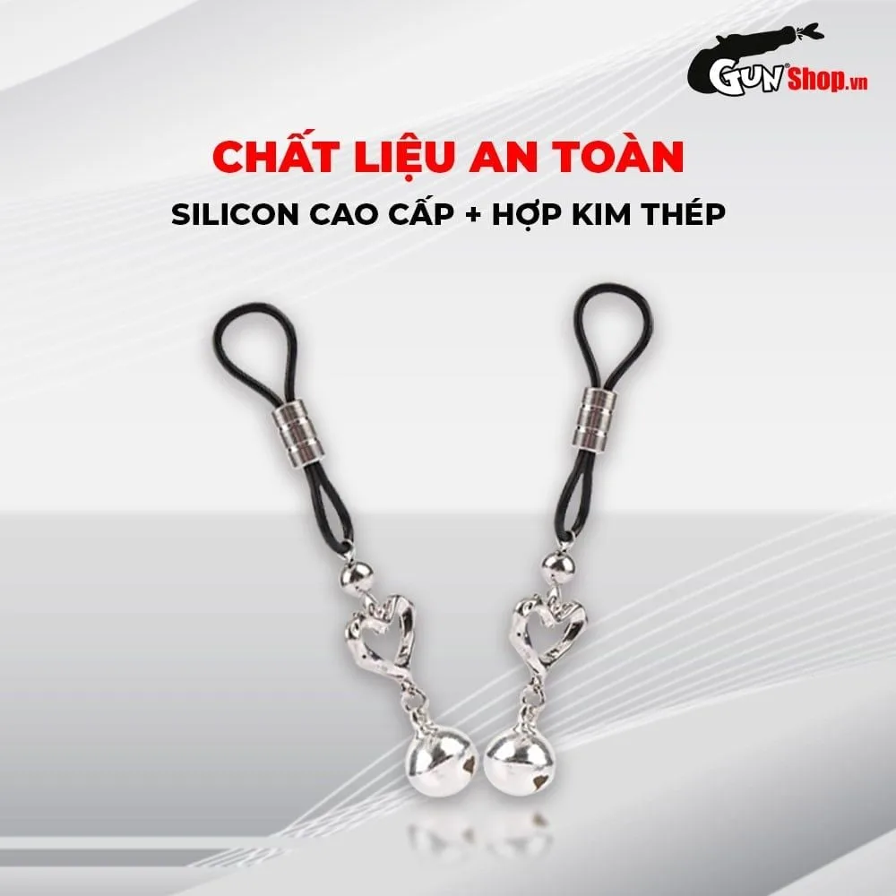 Chisa Heart Echo Nipple Clamps BDSM Intense Stim — photo 5