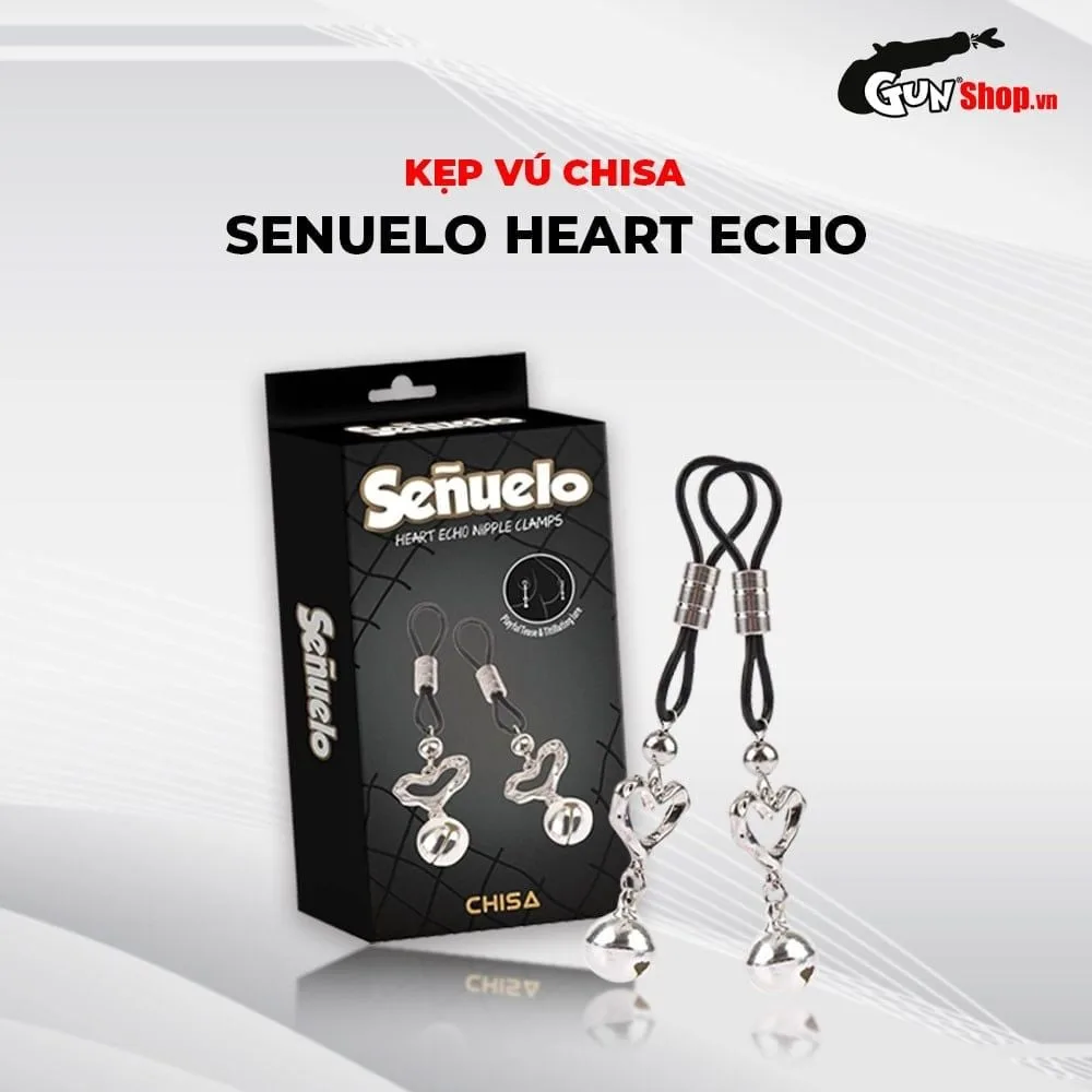 Chisa Heart Echo Nipple Clamps BDSM Intense Stim — photo 4