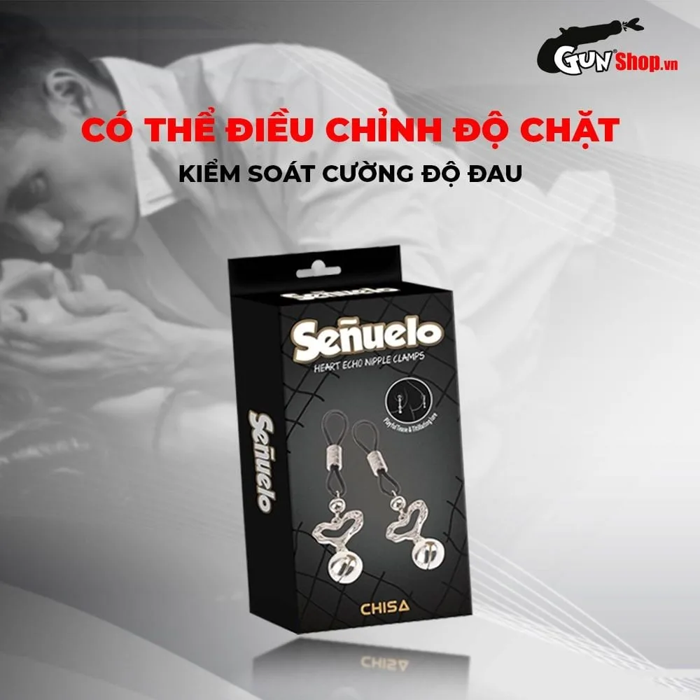 Chisa Heart Echo Nipple Clamps BDSM Intense Stim — photo 7