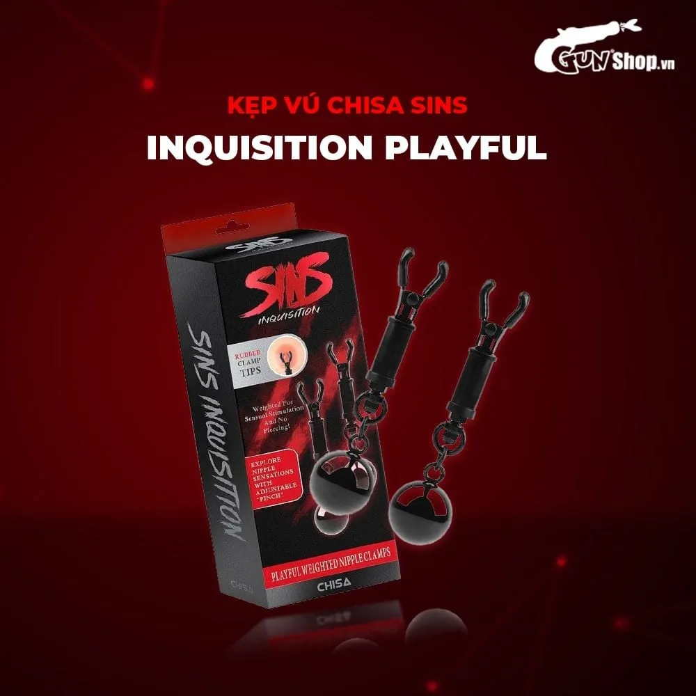 Chisa Sins Weighted Nipple Clamps for Intense Stimulation — photo 4