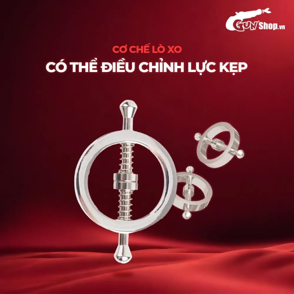 Chisa Sins Metal Adjustable Nipple Clamps BDSM Accessory — photo 6