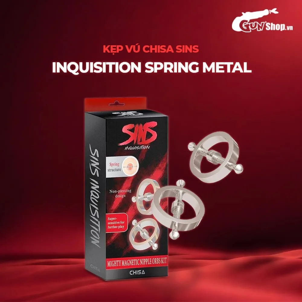 Chisa Sins Metal Adjustable Nipple Clamps BDSM Accessory — photo 4