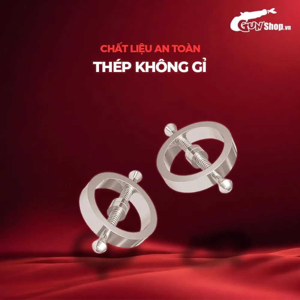 Chisa Sins Metal Adjustable Nipple Clamps BDSM Accessory — photo 5