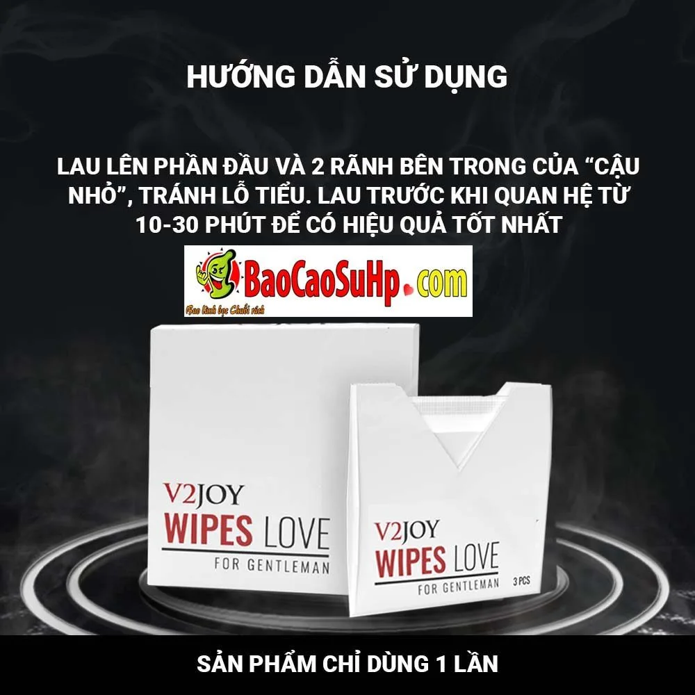 Herbal Delay Wipes Vjoy Natural Premature Ejaculation Aid — photo 4