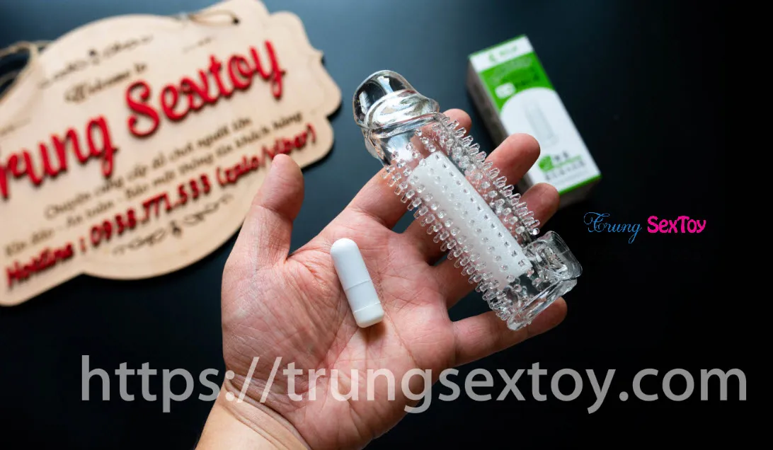 Screech Textured Vibrating Condom Delay Premature Ejaculation Aid — photo 6