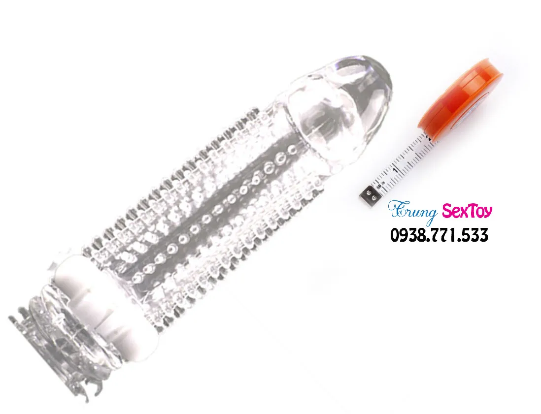 Screech Textured Vibrating Condom Delay Premature Ejaculation Aid — photo 2