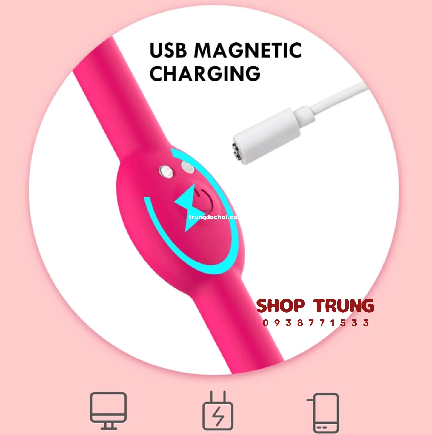 Dual-Ended Remote Control Silicone Love Egg 18cmx2.6cm — photo 4
