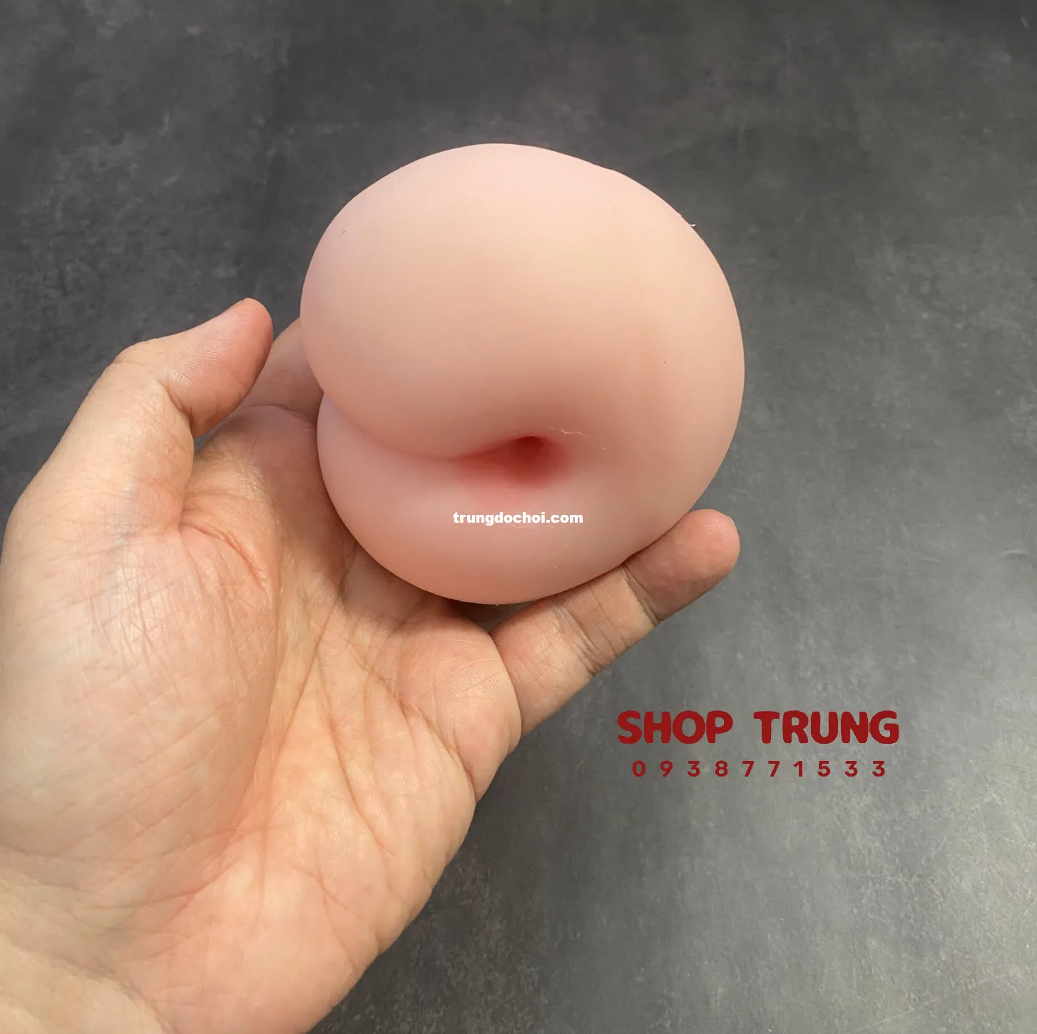 Silicone Peach Massager 2-in-1 Relaxing TPE Discreet Shipping — photo 4