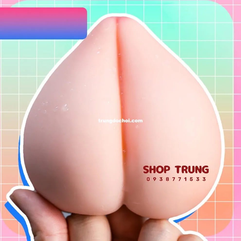Silicone Peach Massager 2-in-1 Relaxing TPE Discreet Shipping — photo 5