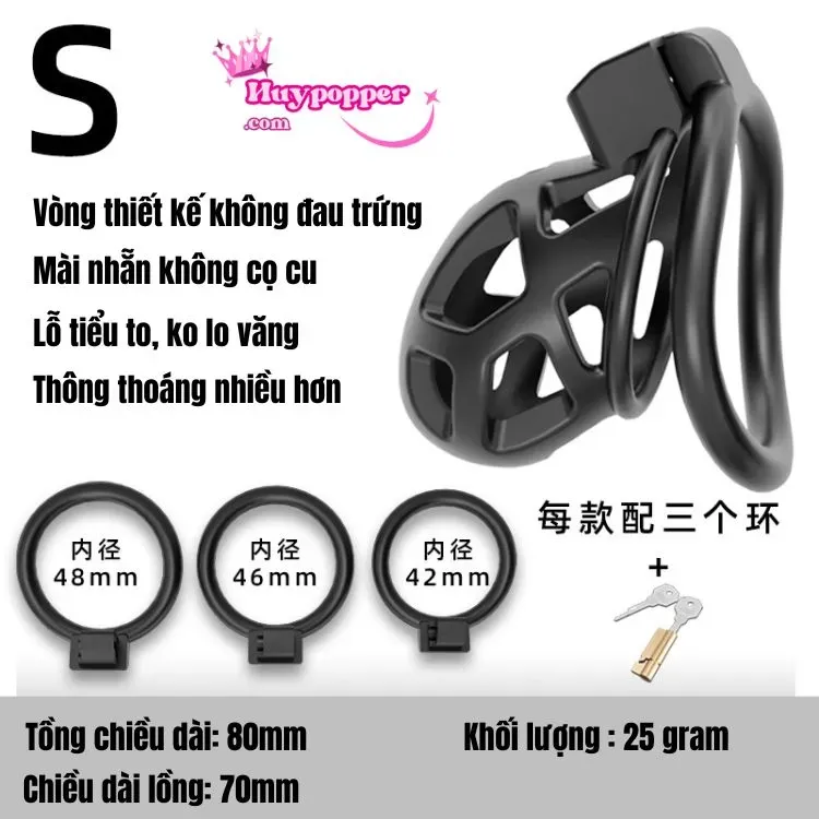 Cobra Lock New Size S Durable Carbon Fiber Chastity — photo 2