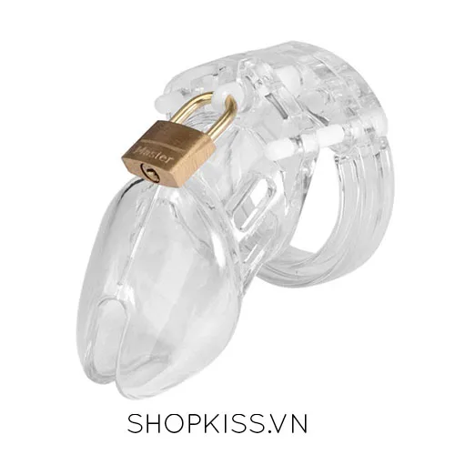 Transparent Medical-Grade Male Chastity Cage Stop Early — photo 2