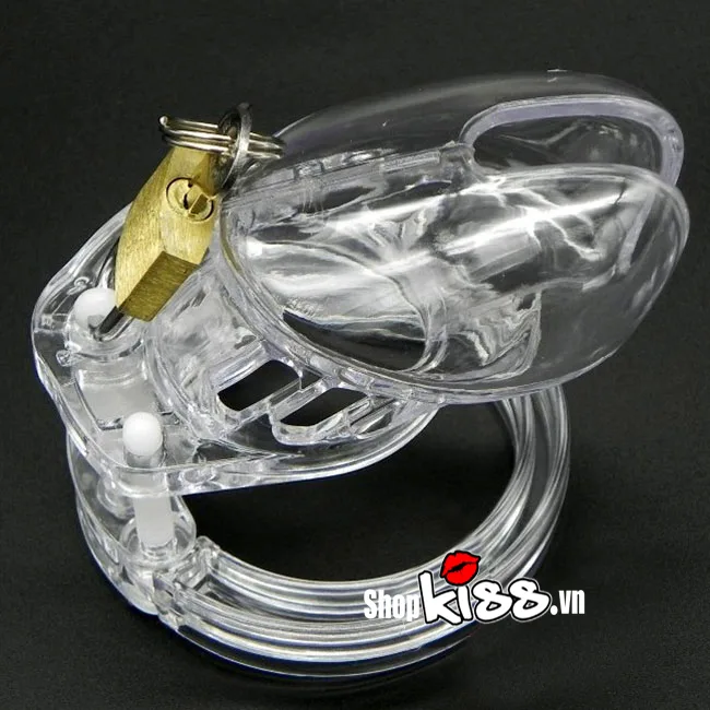 Transparent Medical-Grade Male Chastity Cage Stop Early — photo 5