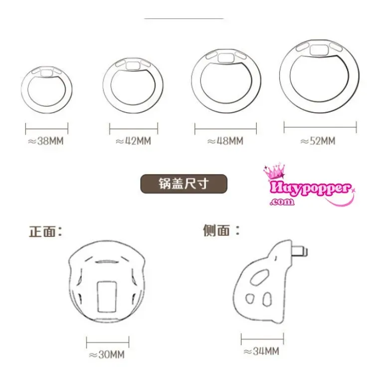 Cobra Size Nub Penis Lock Compact Lightweight Multiple Ring Options — photo 4