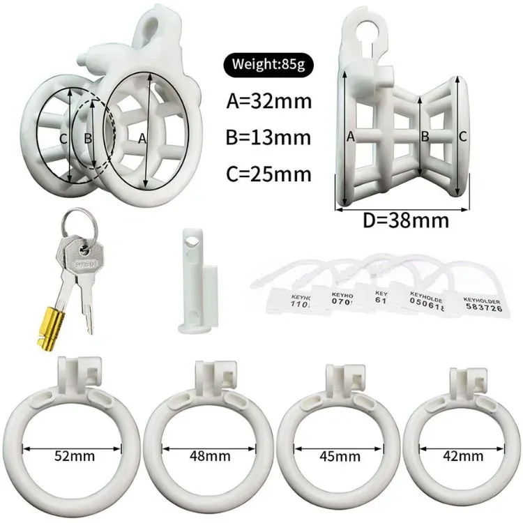 Fish Basket Design Stainless Male Chastity Lock — photo 2