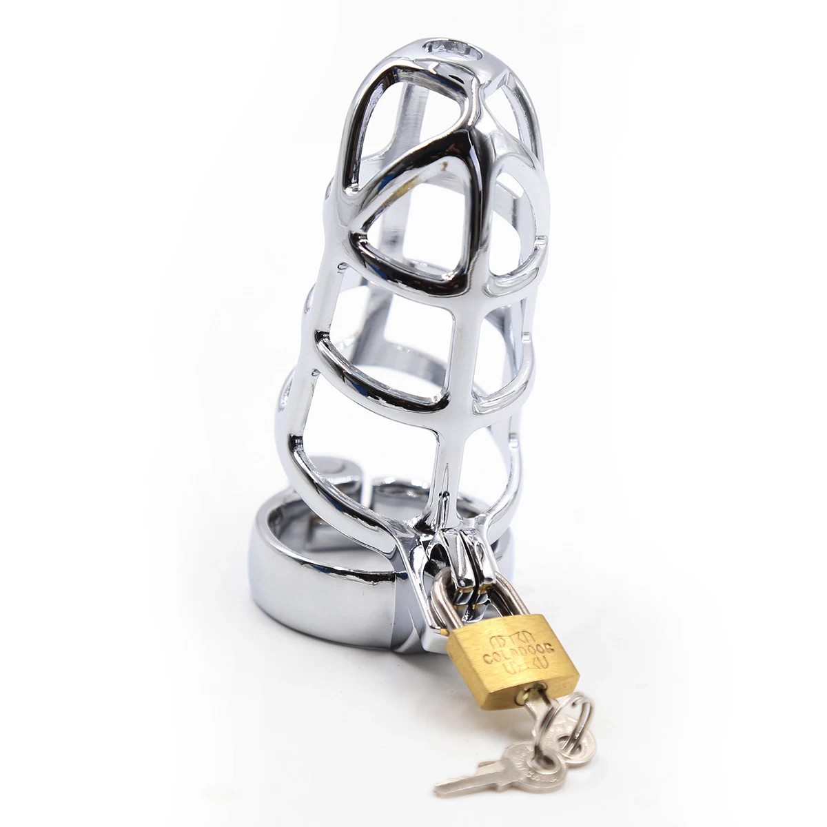 Durable Alloy Male Chastity Device BDSM Control Lock — photo 7