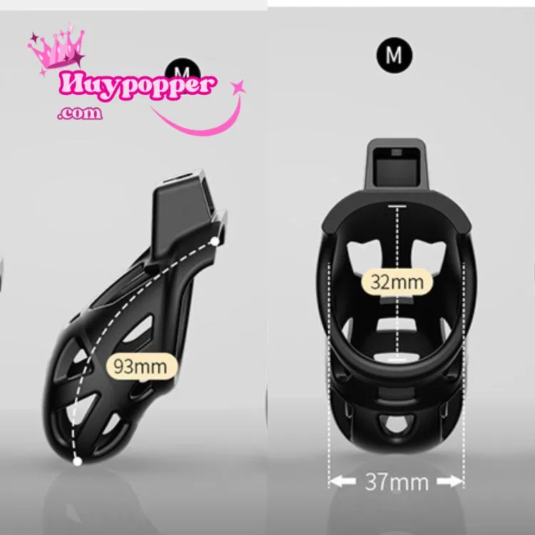 Premium Dragon Male Chastity Cage Size M Lightweight — photo 3
